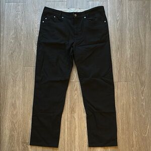 Outlier Black Straight-Leg Jeans with Classic Fit